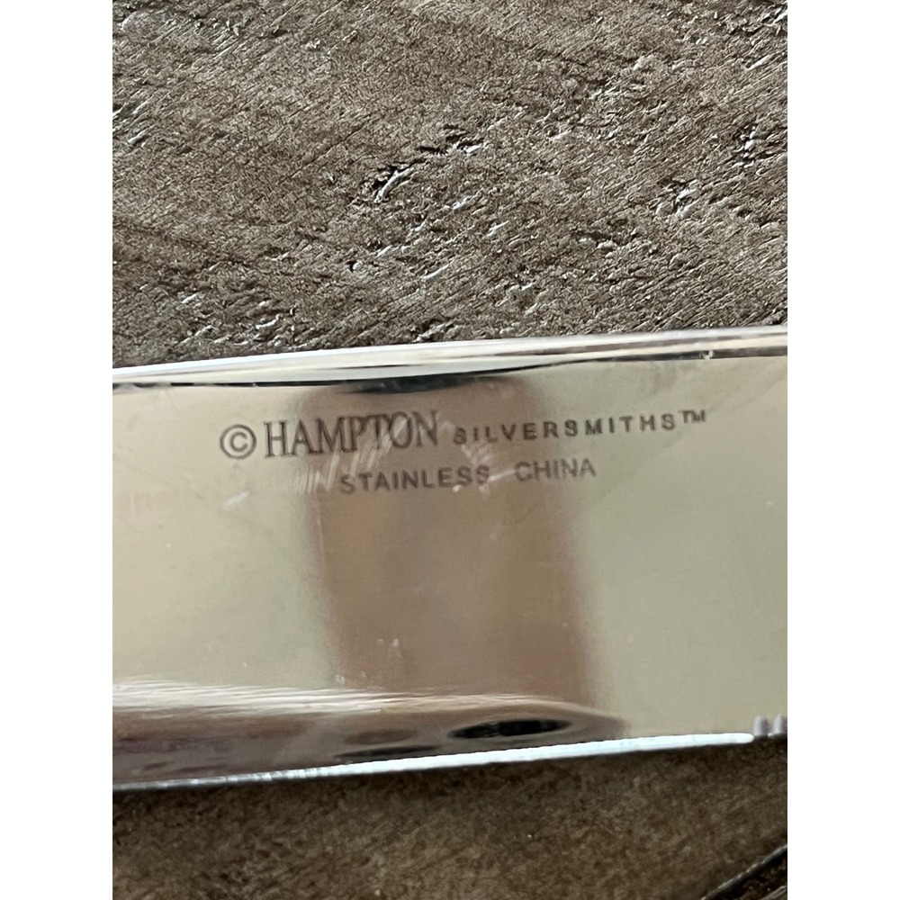 Hampton Silversmiths Stainless Steel Dinner Knives Bead Pattern Set of 4 Silver - Picture 5 of 5